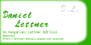 daniel lettner business card